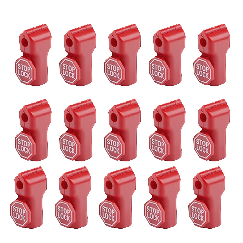 50 Pack Retail Security Peg Hook Locks - Anti-Theft Display Hooks for Clothing, Accessories & Merchandise - Secure Store Shelving & Racks