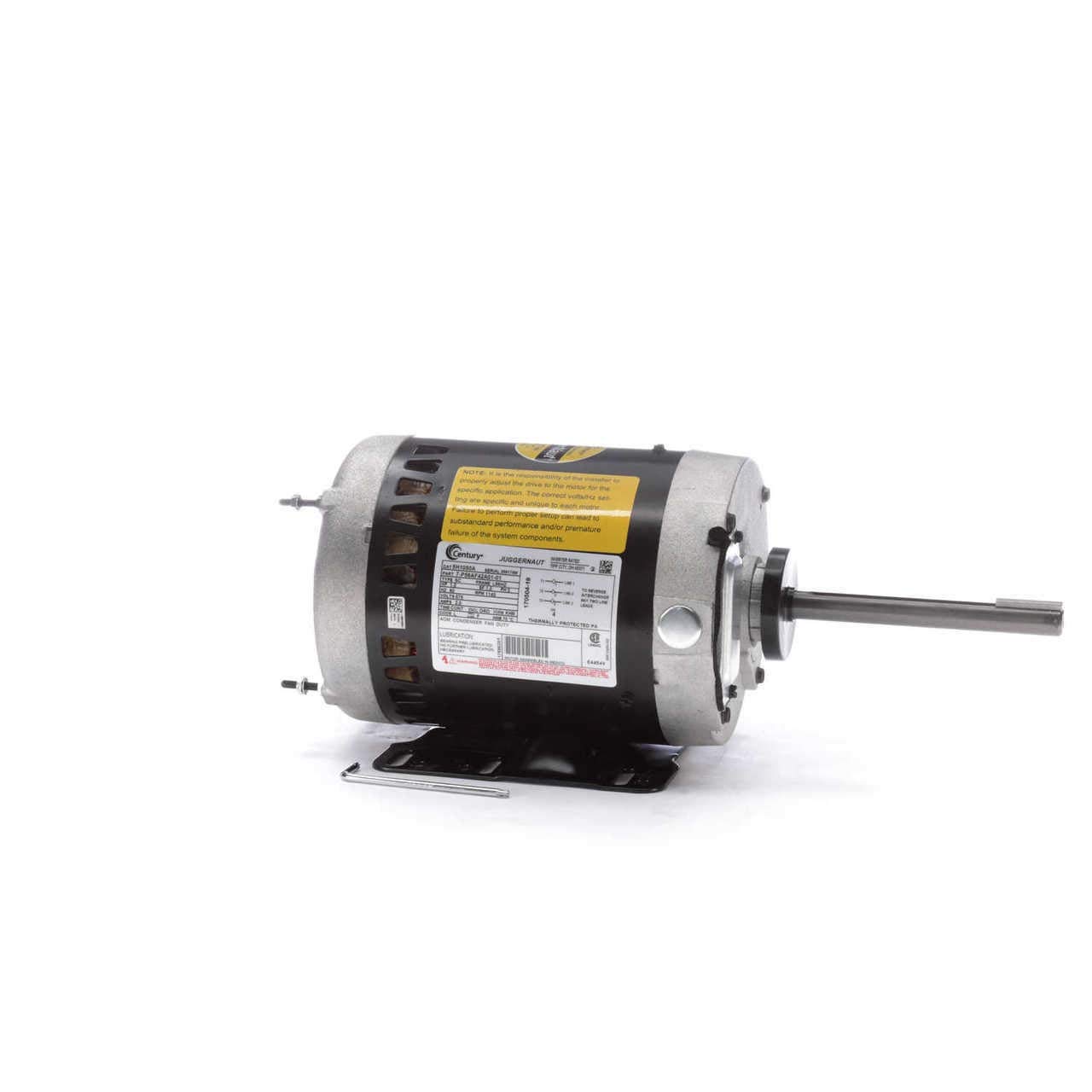 2 HP Condenser Fan Motor 1140 RPM 60Hz - Replacement for HVAC, Refrigeration & Cooling Systems
