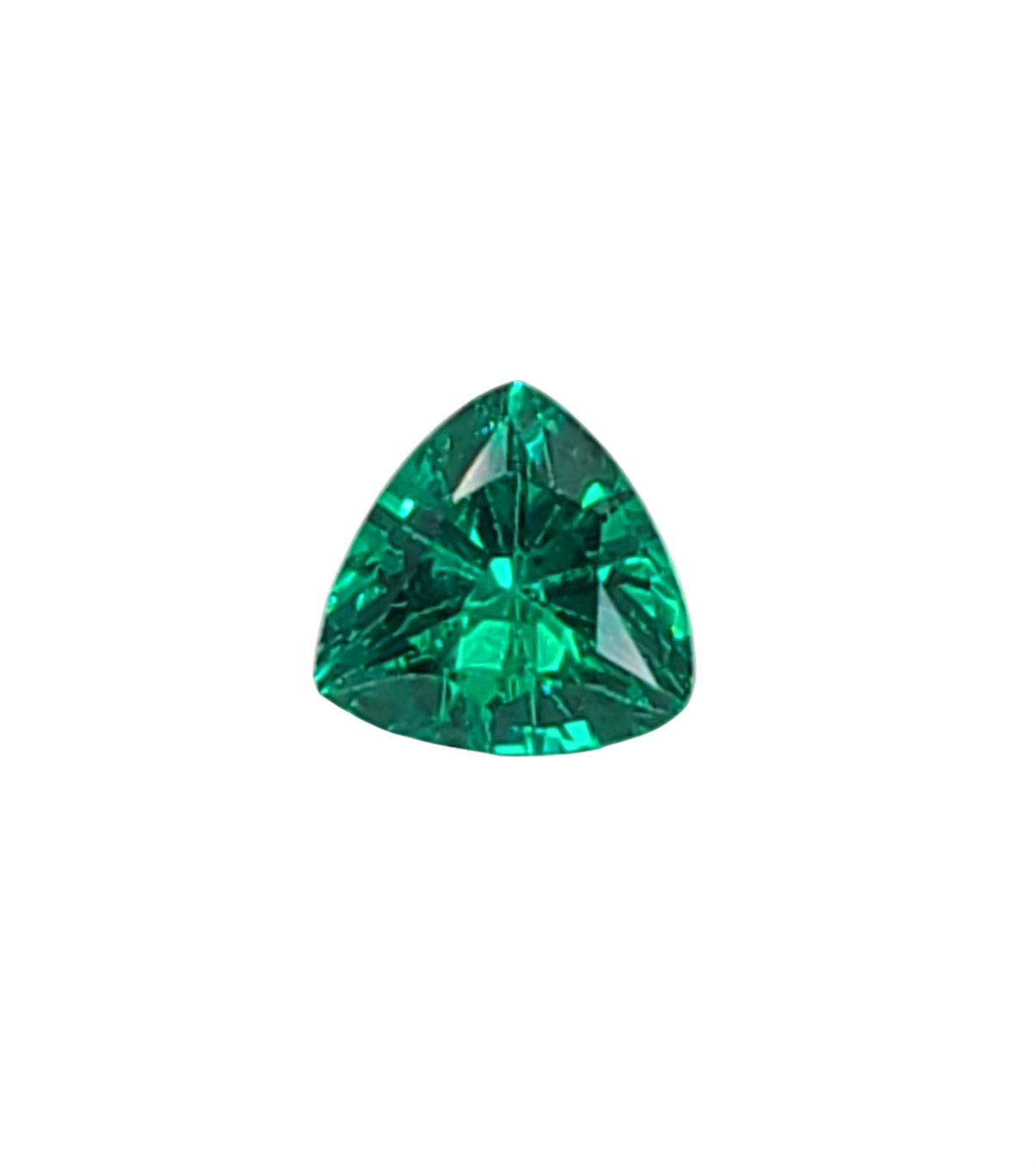 0.565ct Natural Colombian Emerald - 5mm Trillion Cut, VVS Clarity, Eye Clean, May Birthstone | Loose Gemstone for Jewelry Making, Engagement Rings & Custom Designs