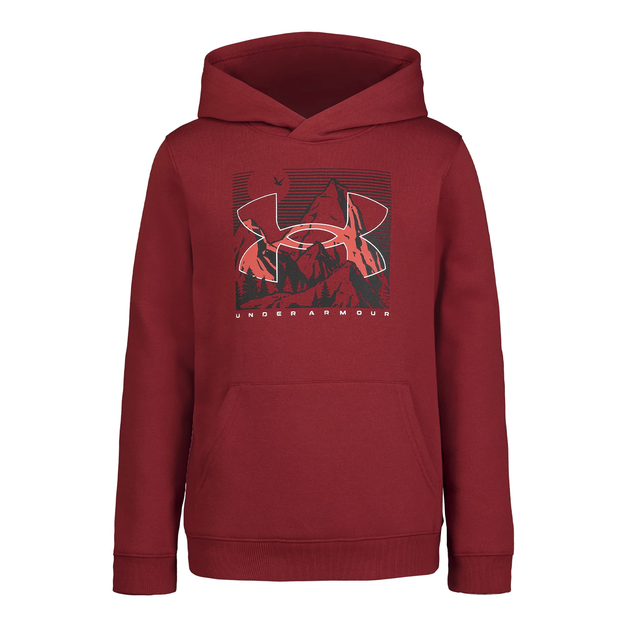 Under Armour Boys' Outdoor Hooded Sweatshirt - Lightweight, Breathable & Water-Resistant for Hiking, Camping & Outdoor Activities