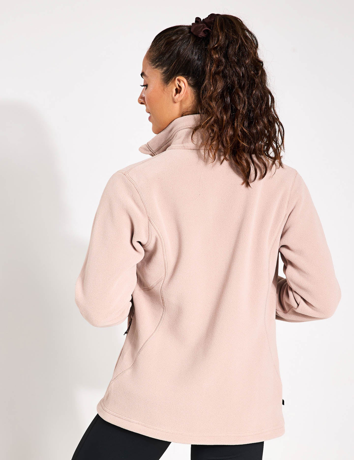 Prism Polartec InterActive Jacket - Women's Lightweight Water-Resistant Fleece Jacket in Pink Clay for Hiking, Camping & Outdoor Adventures