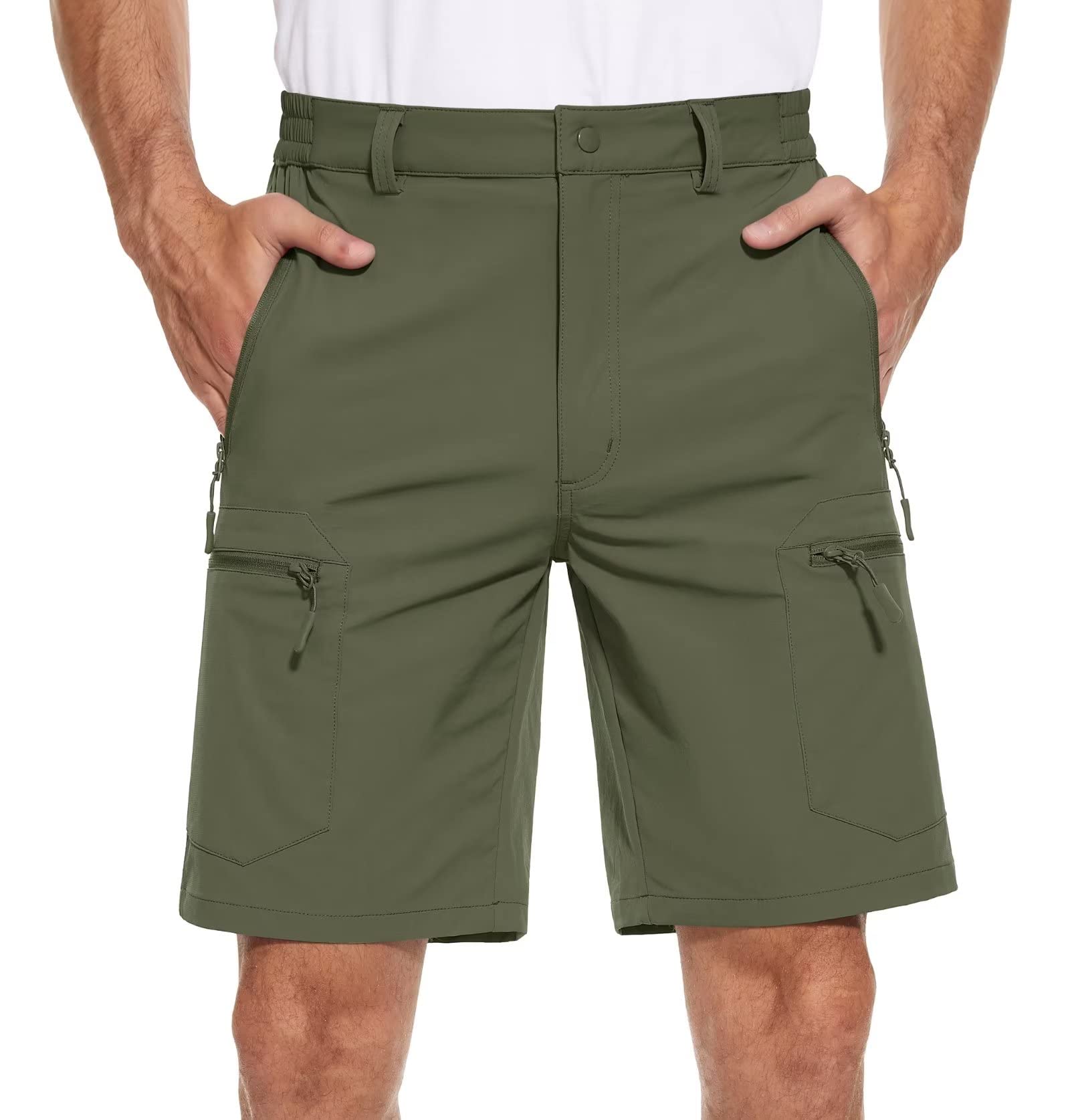 BIYLACLESEN Men's Quick Dry Hiking Shorts - Stretch Cargo Shorts for Golf, Fishing, Camping & Travel - Lightweight Breathable with 5 Pockets - Perfect for Outdoor Adventures & Summer Activities