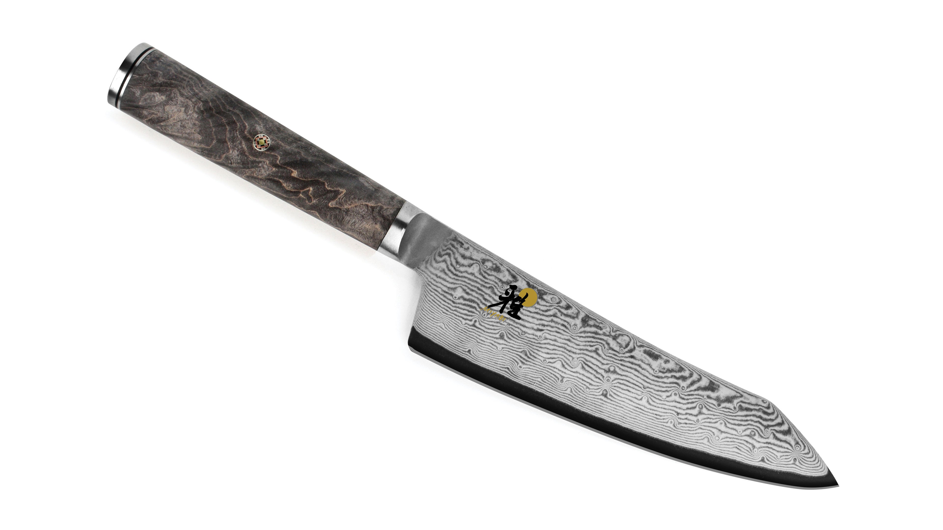 Miyabi Black 7-Inch Rocking Santoku Knife - Premium Japanese Chef Knife for Slicing, Dicing & Chopping - Perfect for Home Cooks & Professional Chefs - Ideal for Vegetables, Meat & Fish Preparation