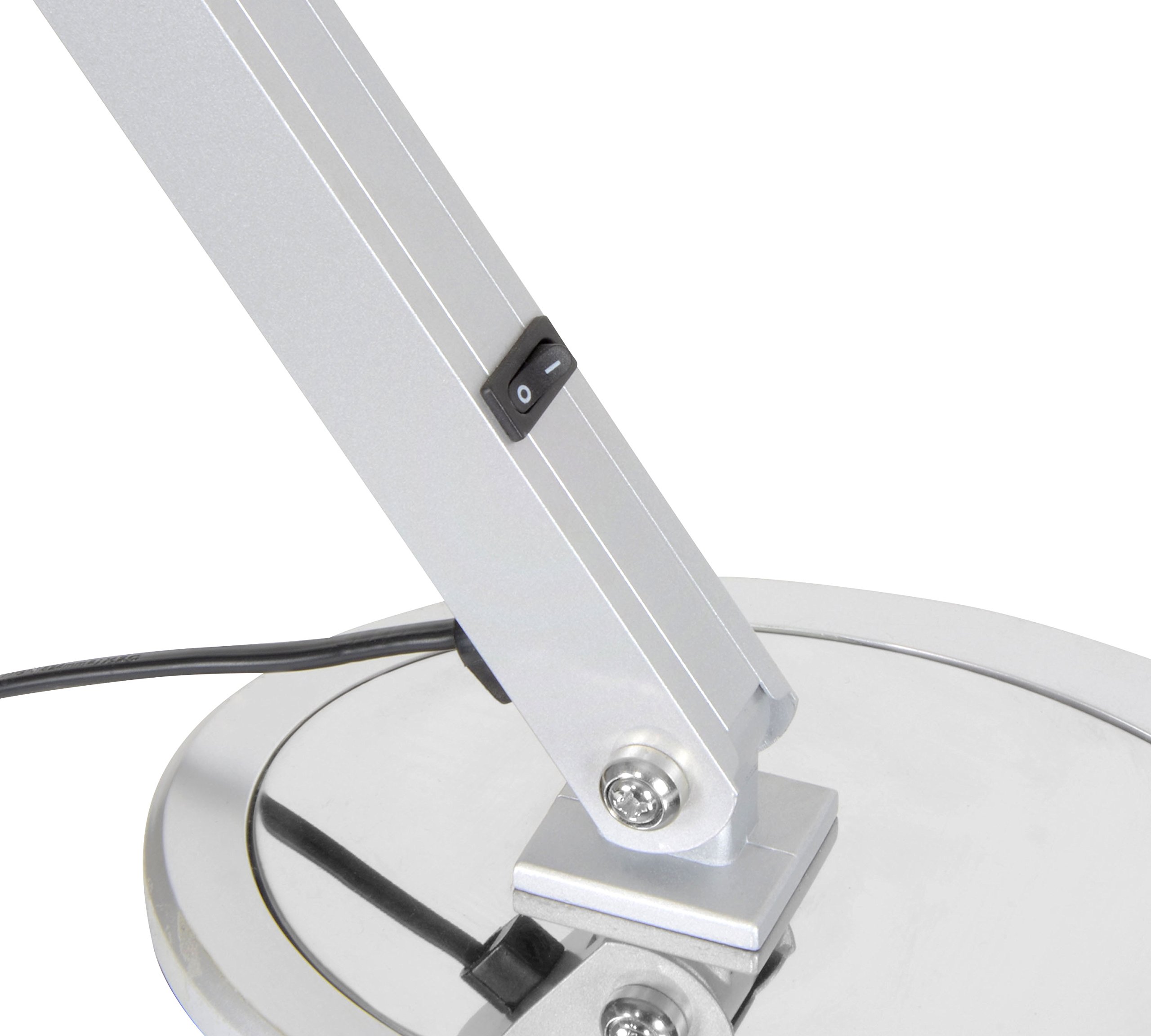 2 Pack LED Desk Lamp with USB Charging Port - 18V 50/60Hz 100-240VAC UL Certified - Bright Adjustable Office Light for Reading, Studying & Working - Daylight White Slim Design (Home & Office Use)