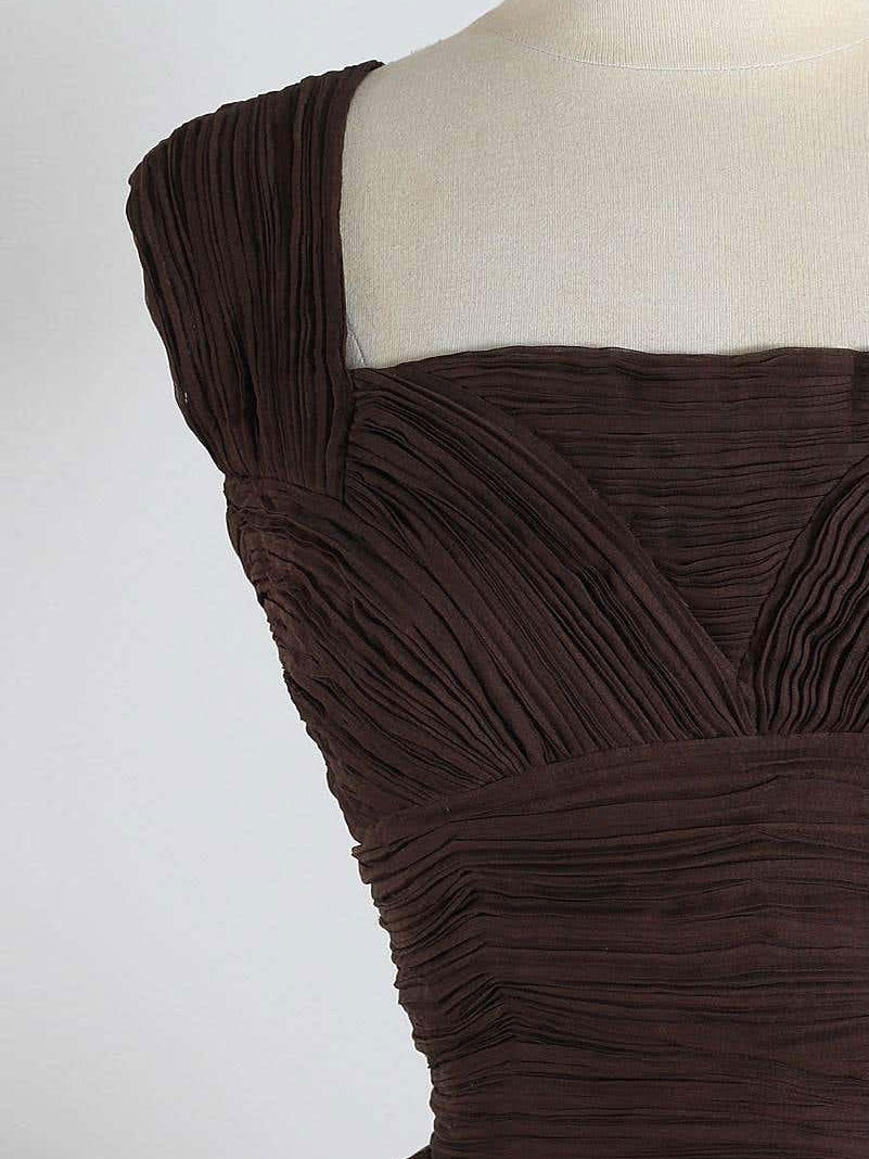 Elegant Brown A-Line Short Prom Dresses for Women - Chic Short Formal Cocktail Party Dress for Homecoming, Dance, and Special Occasions