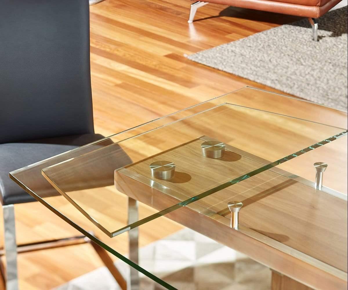 Ragnar Extendable Dining Table - Expandable Wooden Table for 6 to 8 People - Perfect for Family Dinners & Entertaining Guests