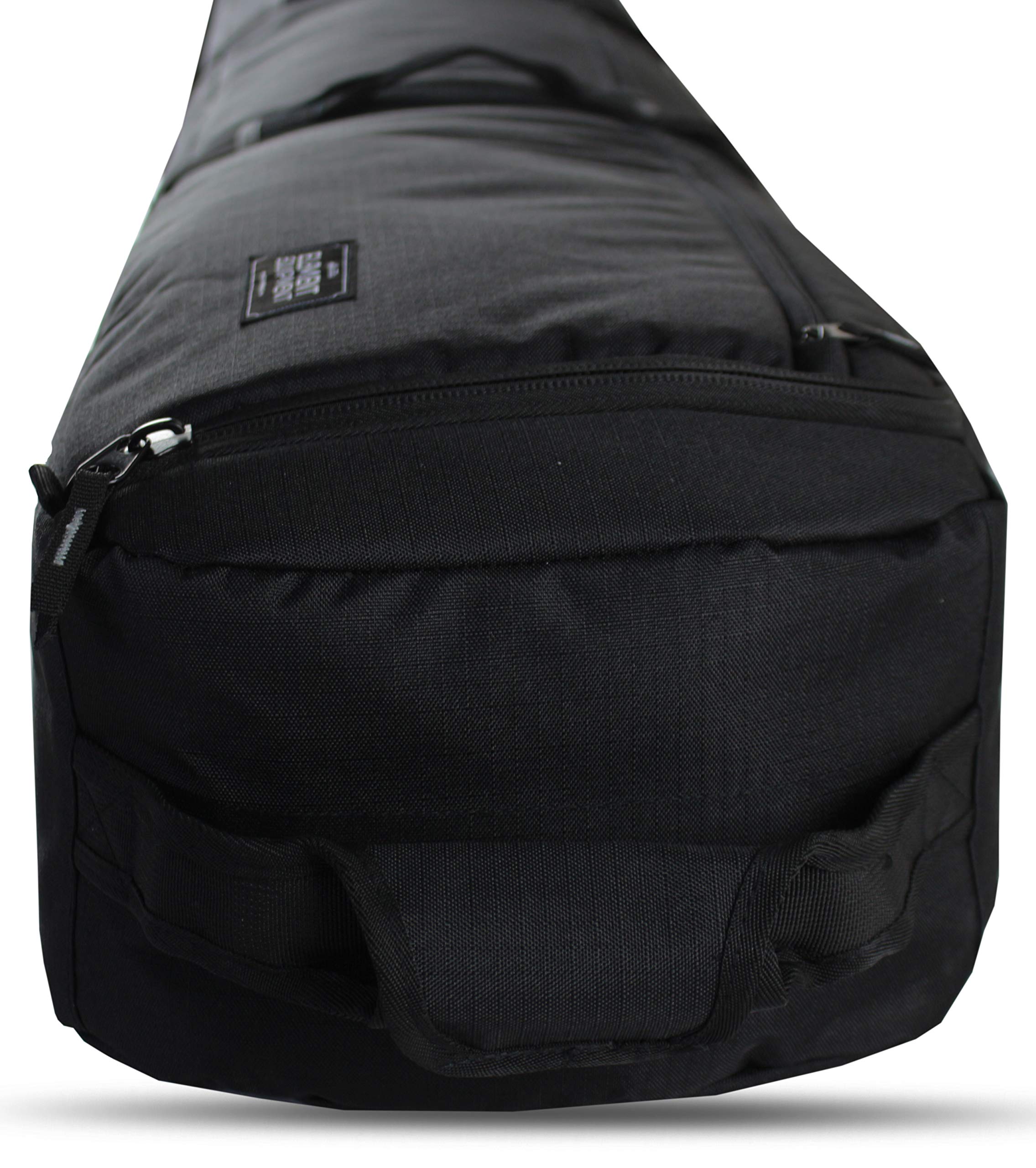 Premium Wheeled Ski Bag with Padded Protection - Double Roller Travel Luggage for Skis & Snowboards - Perfect for Air Travel & Winter Sports Gear Storage