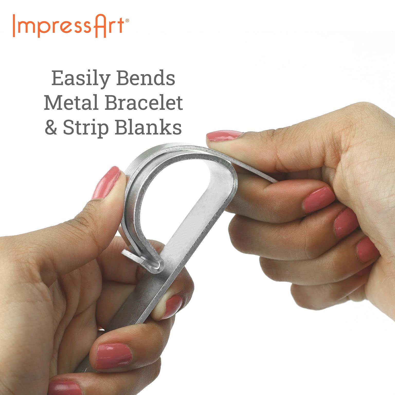 ImpressArt - Ultimate Metal Stamping & Bracelet Making Kit with Tools & Supplies for DIY Jewelry Crafting - Perfect for Handmade Bracelets, Personalized Charms, and Custom Keepsakes - Ideal for Jewelry Makers, Craft Enthusiasts, and DIY Gift Projects