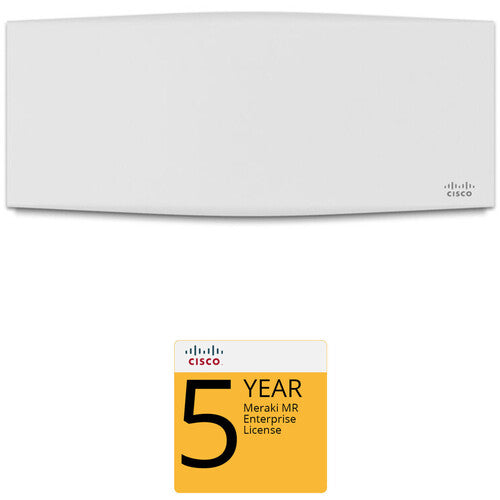 Cisco MR46 802.11ax WiFi 6 Access Point Kit - 4x4 MU-MIMO Dual Band Wireless AP with 5-Year Enterprise License & Support - Ideal for Offices, Schools & High-Density Networks