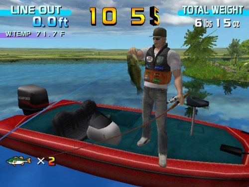 Sega Bass Fishing Game for Nintendo Wii - Realistic Fishing Simulation & Fun Family Entertainment - Perfect for Game Nights & Outdoor Enthusiasts