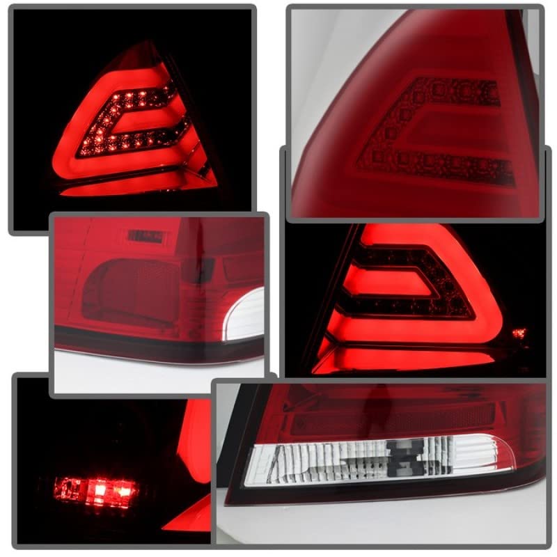 Spyder Auto 5076403 LED Tail Lights Red/Clear - High-Performance Brake Lights for Trucks & SUVs