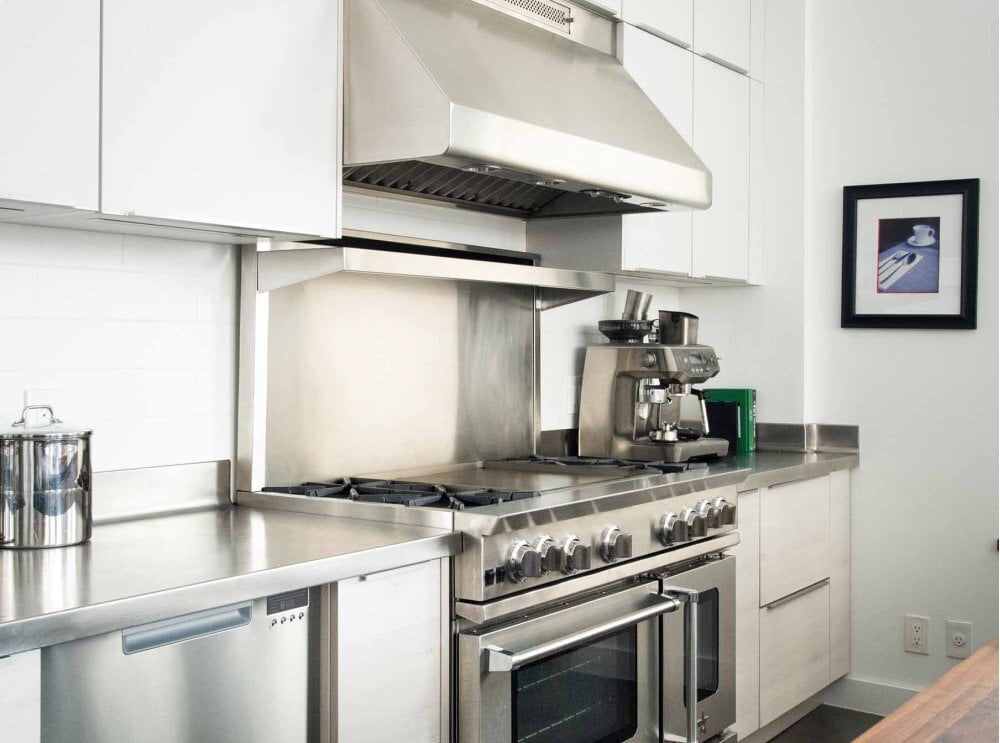 Bluestar IN048ML 48-Inch Stainless Steel Commercial Range Hood - Powerful Ventilation for Professional Kitchens & Home Cooking