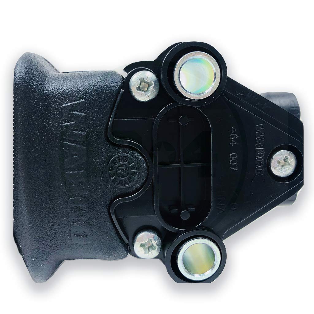 Wabco S4640070040 Air System Leveling Valve - Heavy Duty Black Replacement for Trucks & Trailers - Perfect for Commercial Vehicle Suspension Maintenance