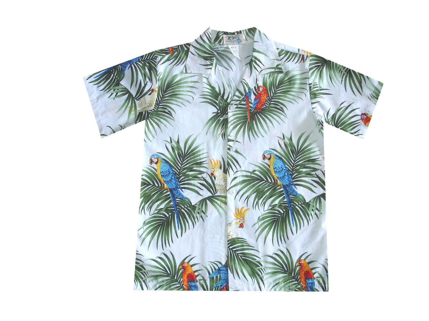 Stylish Cotton Hawaiian Boy Shirts & Cabana Sets with Parrot Leaf Design - Perfect for Beach Vacations, Summer Parties, and Tropical Getaways