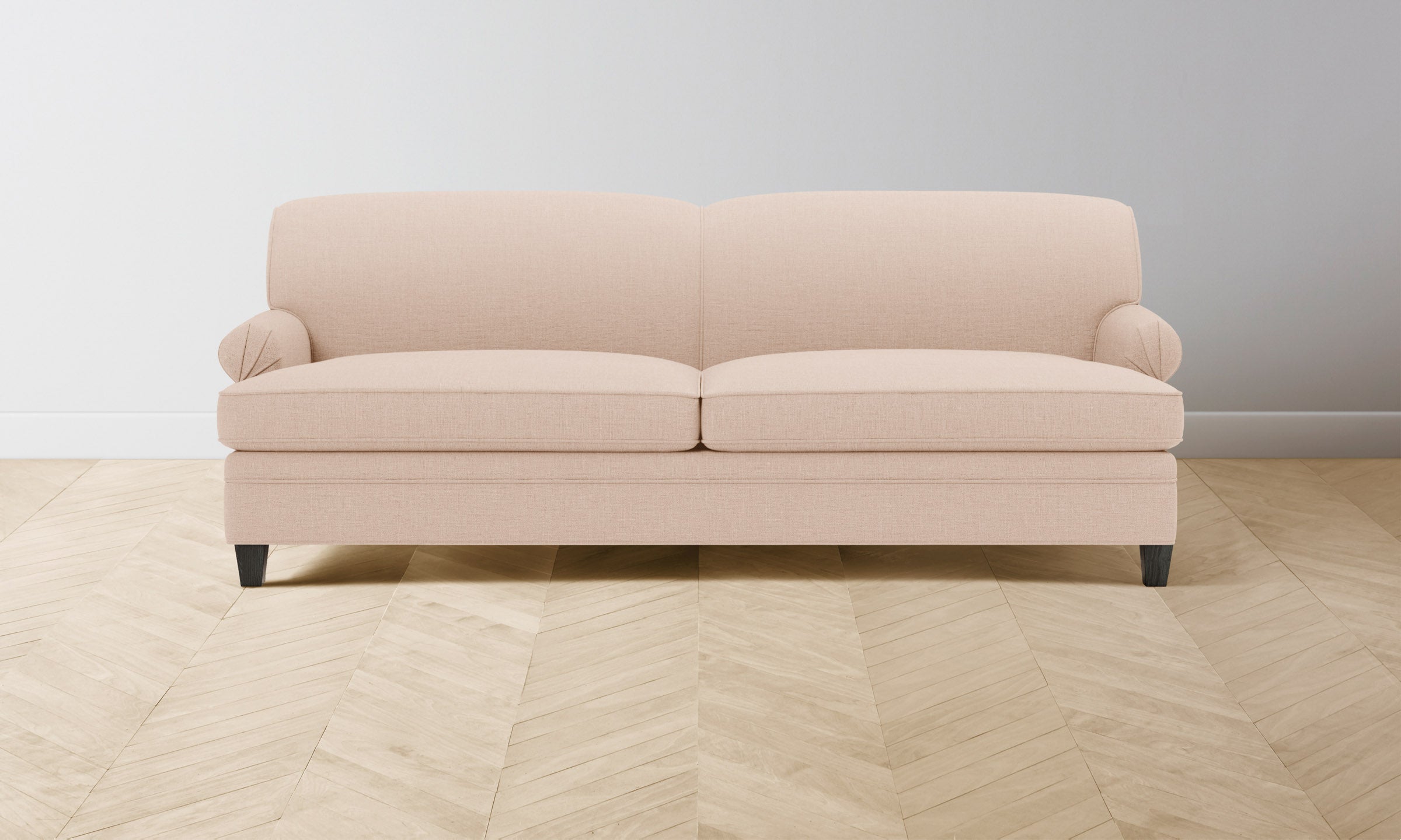 Carmine Sofa - Heritage Belgian Linen Upholstery with Petal Design | Elegant Living Room Furniture for Modern Homes