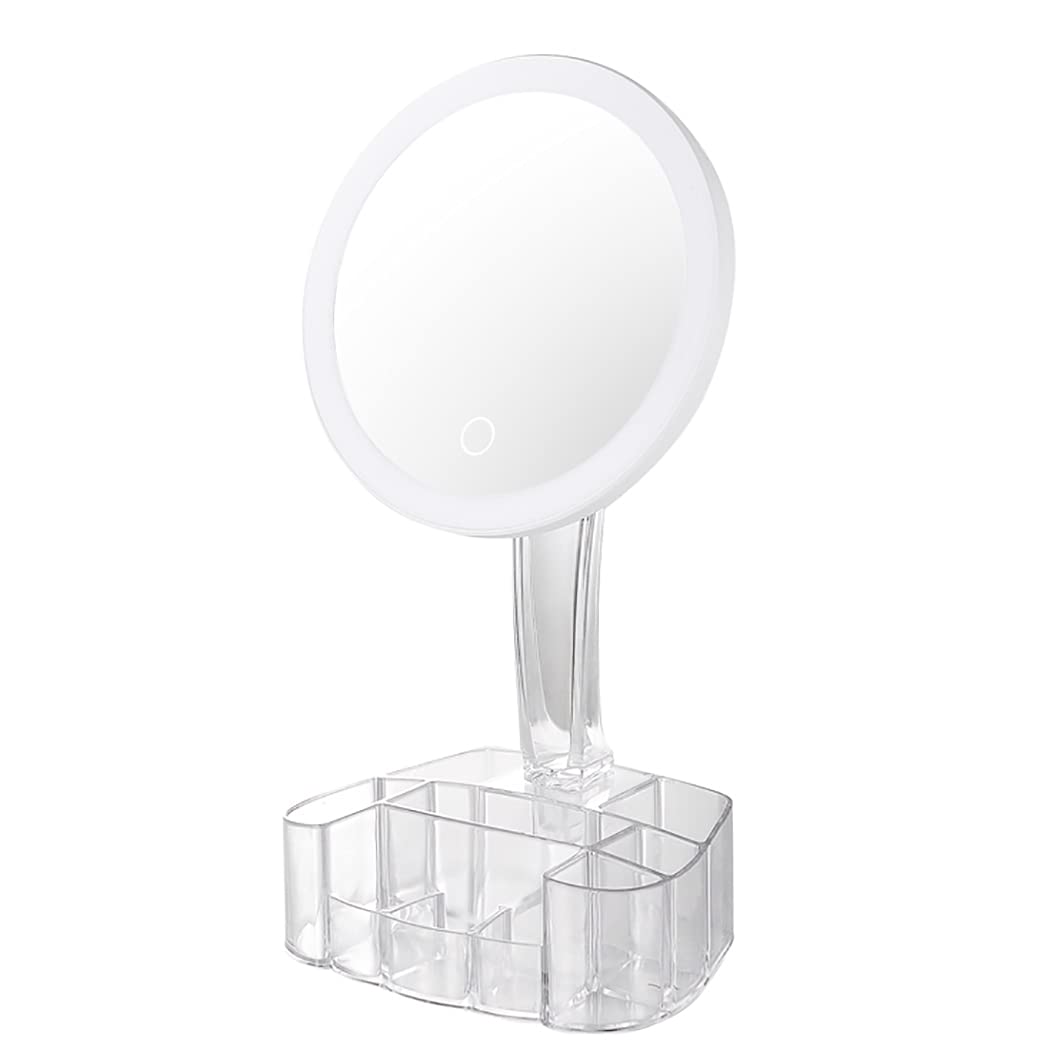 Licogel LED Makeup Mirror - USB Rechargeable, Detachable for Vanity & Travel