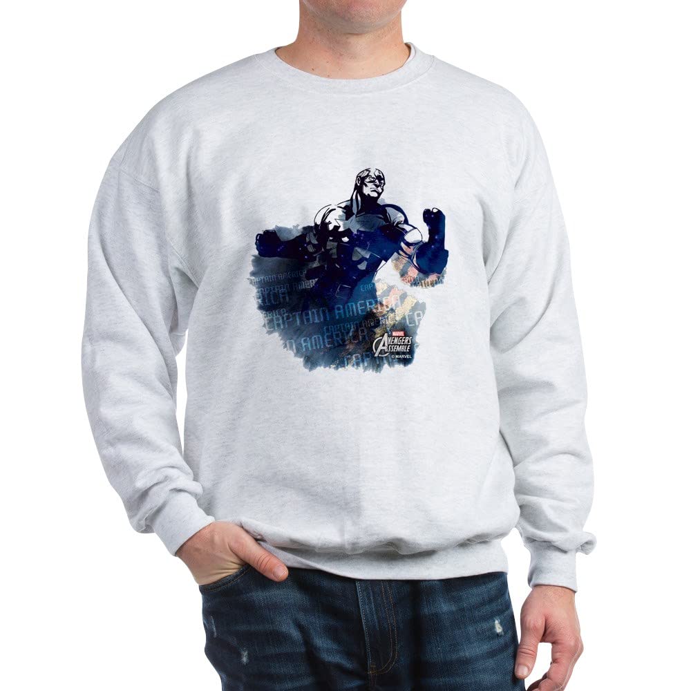 Captain America Sweatshirt | Marvel Superhero Graphic Hoodie for Men & Women | Perfect for Cosplay, Comic Con & Casual Wear