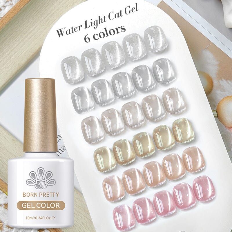Water Light Cat Magnetic Gel Polish - First Love 10ml Nail Art Kit for Salon & Home Manicure - Perfect for Valentine's Day & Special Occasions