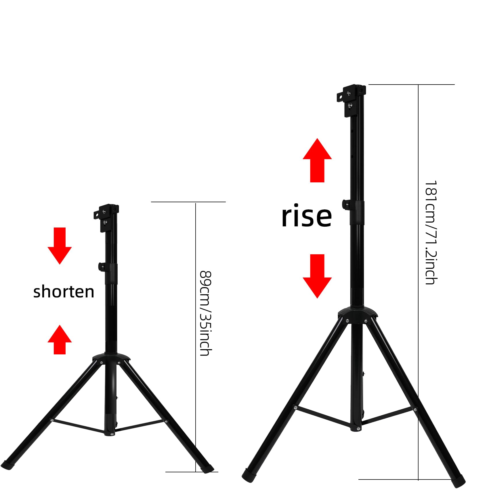 3D Hologram Fan - Adjustable Stand (39.4 to 69 Inches) for LED Holographic Display | Perfect for Retail Stores, Trade Shows, and Event Advertising