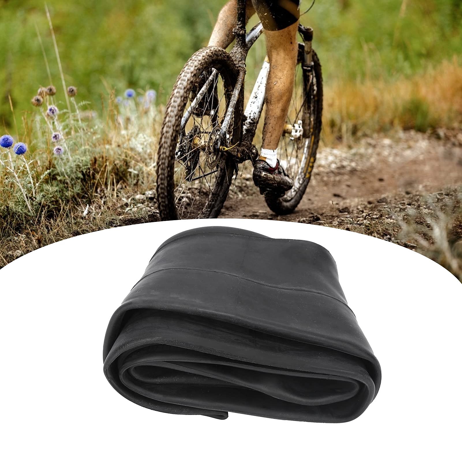 16x3.0 Inch Electric Bike Inner Tubes with Bent Angle Valve - Thickened Rubber for E-Bikes, Mountain Bikes & Commuter Bikes - Perfect for Off-Road, City Riding & Long-Distance Cycling