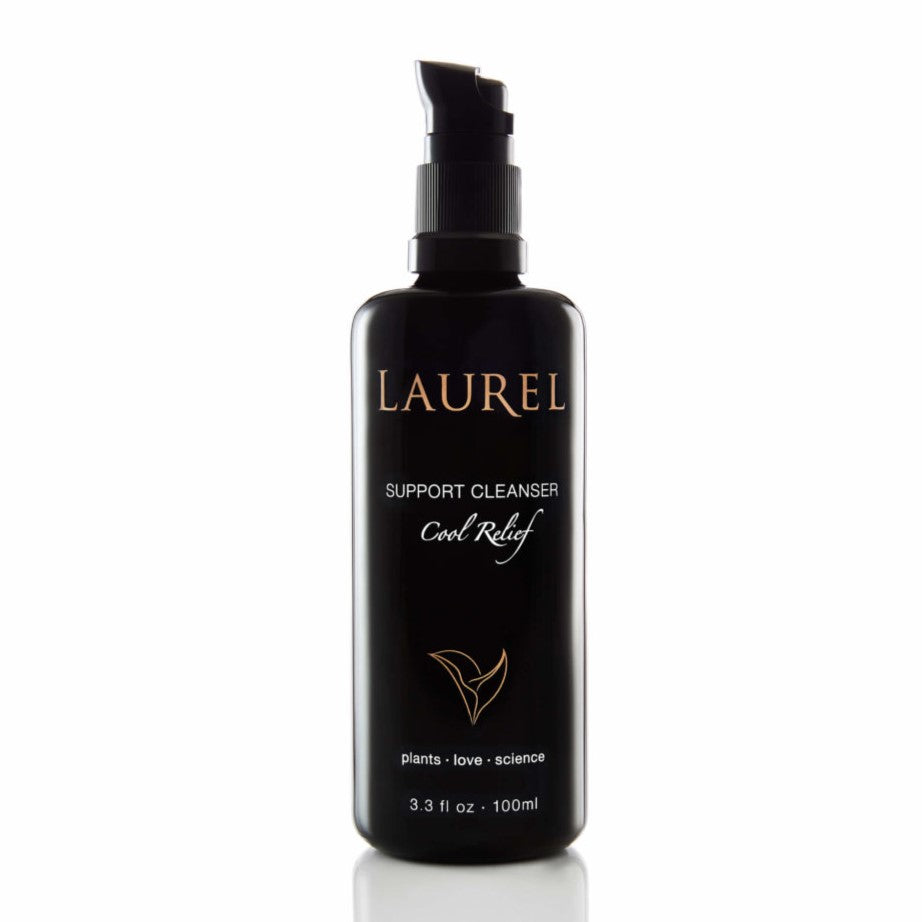 Laurel Support Cleanser - Cooling Relief for Sensitive Skin | Gentle Face Wash for Daily Skincare Routine