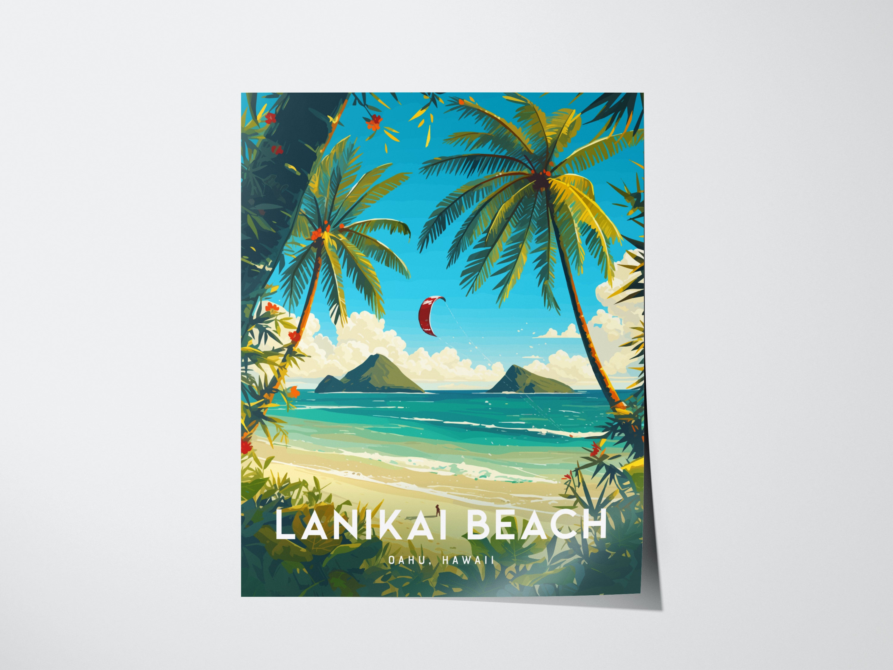Lanikai Beach Kailua Oahu Hawaii - Stunning White Sand Beach & Crystal Clear Waters for Swimming, Snorkeling & Relaxation