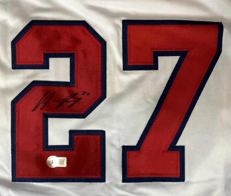 Austin Riley Atlanta Braves Signed White Baseball Jersey - Authentic MLB Player Jersey for Fans & Collectors - Perfect for Sports Memorabilia, Gifts & Game Day Outfits
