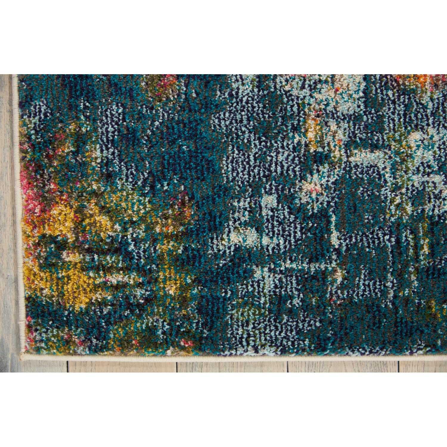 Nourison Celestial Blue/Yellow 5'3