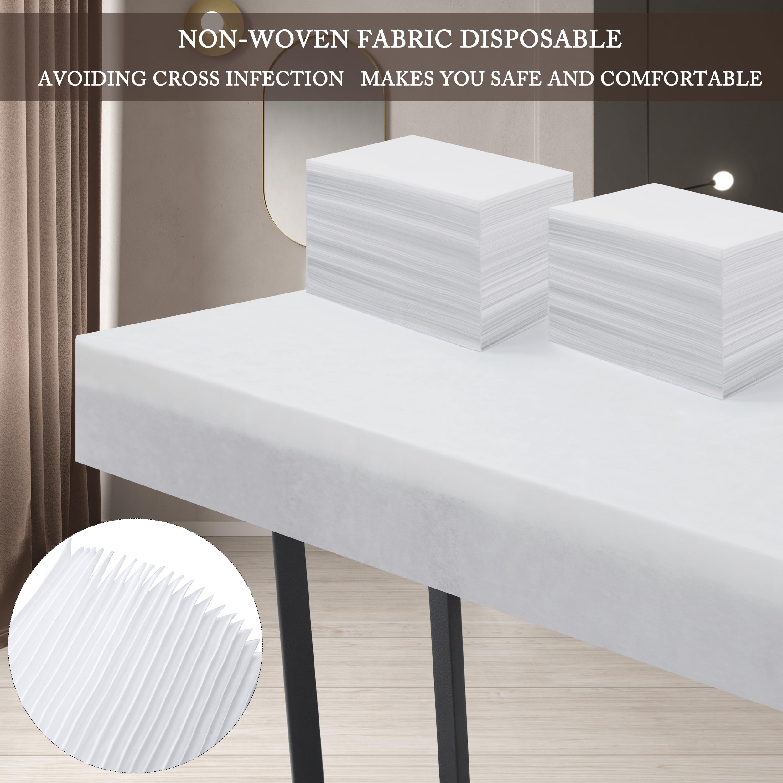 100 Pcs Disposable Non-Woven Massage Table Sheets 31