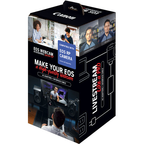 Canon EOS Webcam Accessories Starter Kit for EOS RP Mirrorless Digital Camera - Live Streaming, Video Conferencing & Content Creation