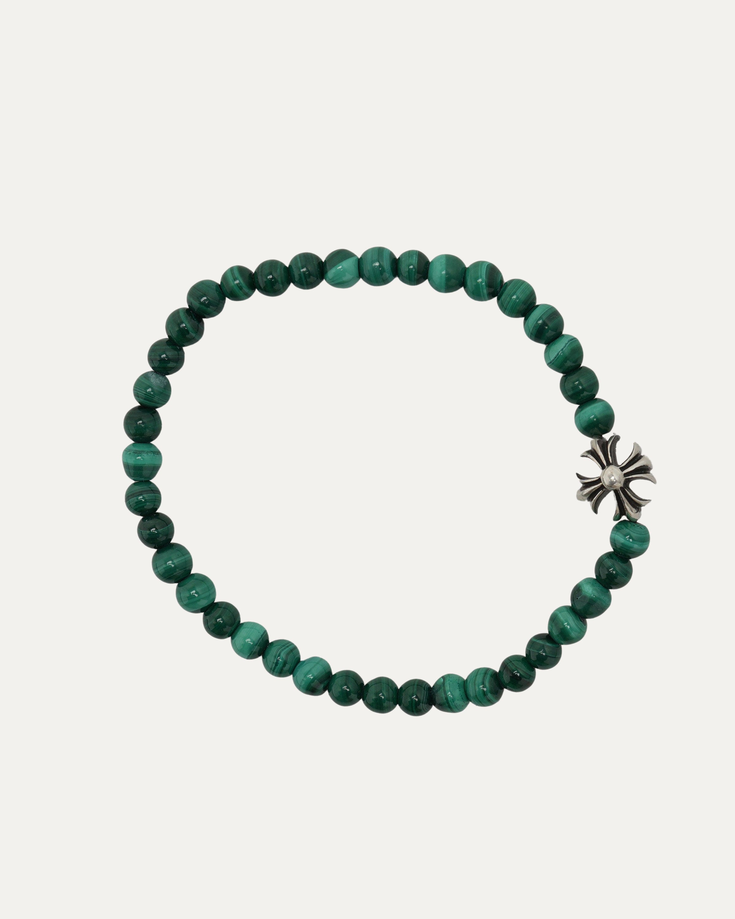 4mm Plus Cross Bead Bracelet for Women - Religious Christian Jewelry Gift - Adjustable Elastic Stretch Band - Perfect for Church, Prayer & Everyday Wear