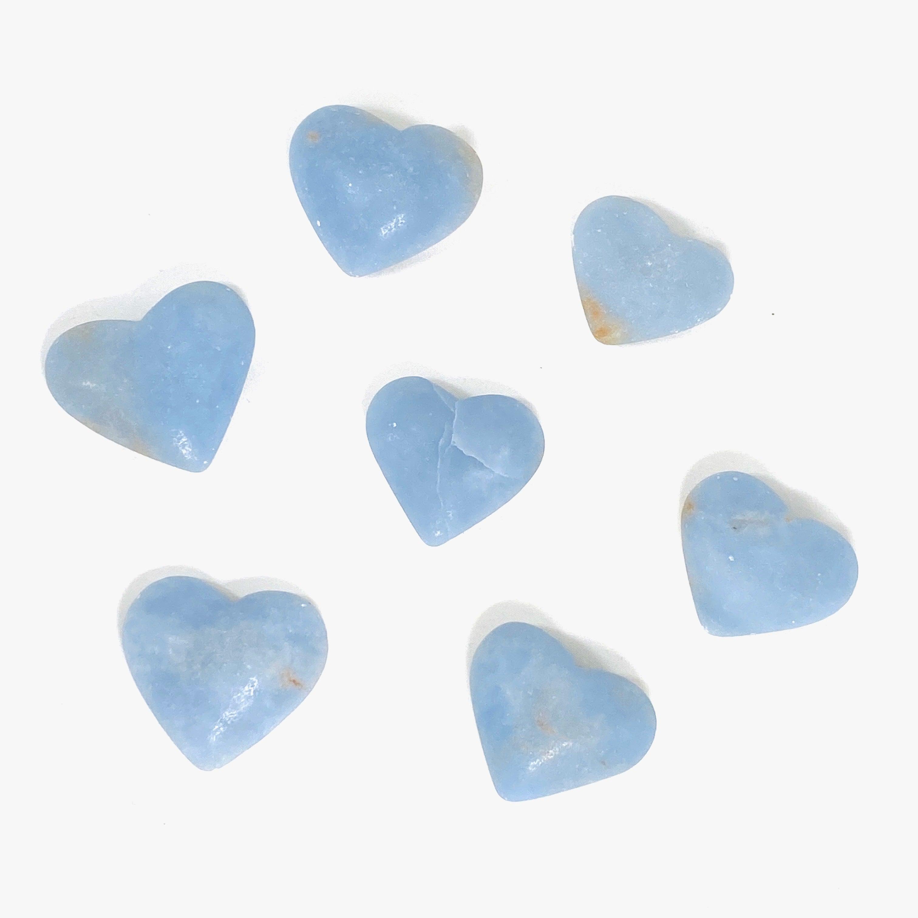 Angelite Heart Pendant - AHRT 50 - Healing Crystal Jewelry for Meditation & Spiritual Balance - Perfect for Yoga, Reiki & Energy Work