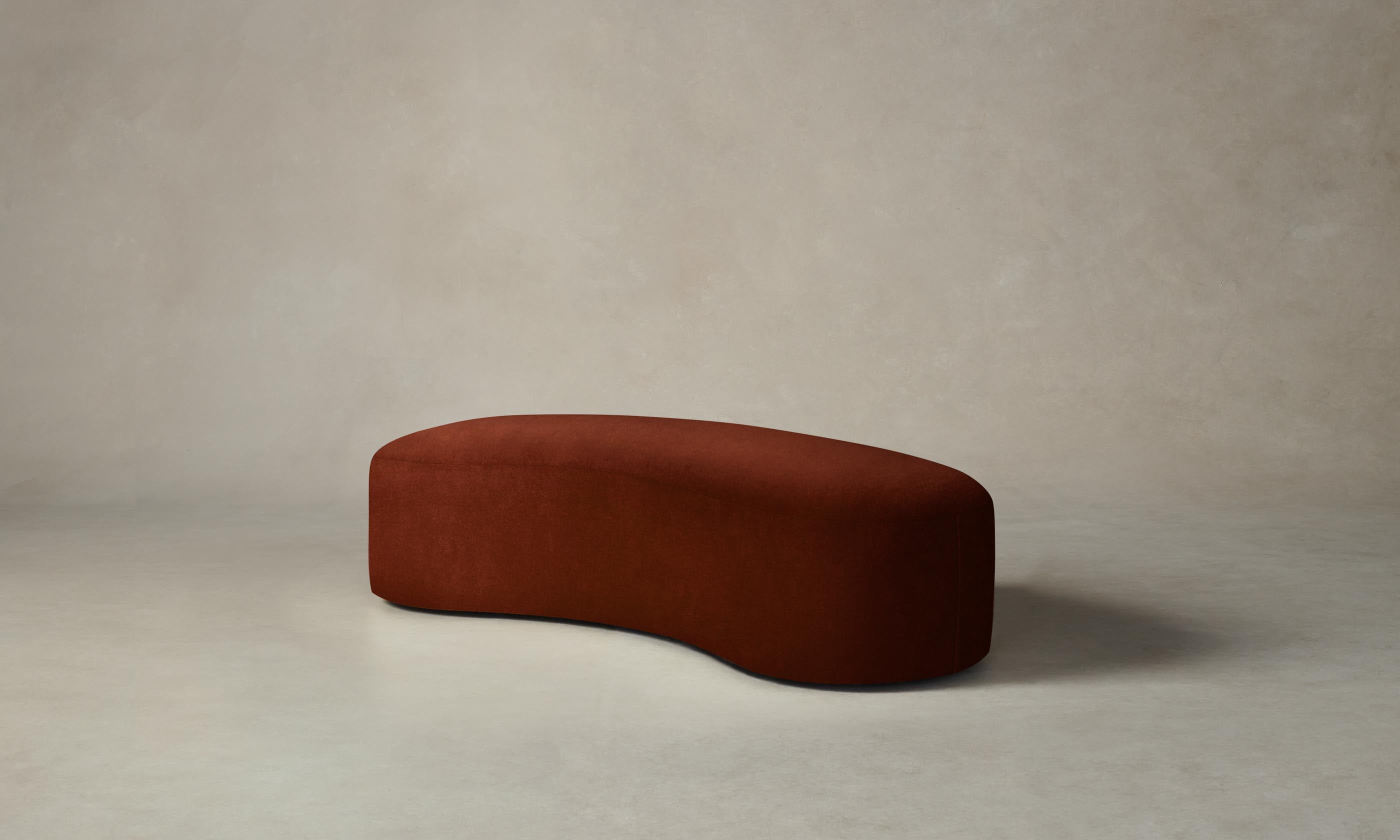 Chelsea Daybed in Mohair Spice - Luxurious Upholstered Sofa Bed for Living Room, Guest Room & Home Office | Perfect for Lounging, Napping & Small Space Living