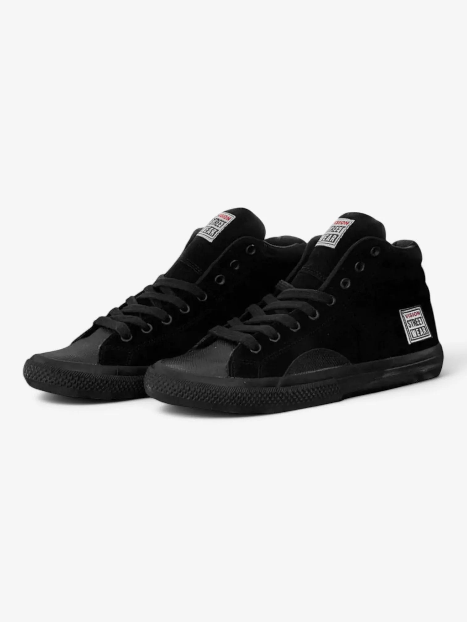 Vision Street Wear Canvas Sneakers - Black - Stylish & Comfortable for Skateboarding, Casual Wear & Street Fashion