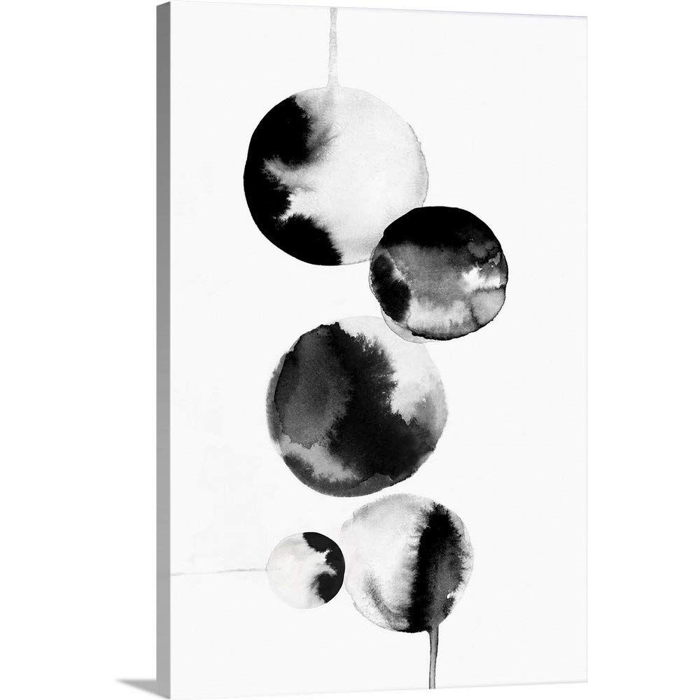 Dripping Bubbles Abstract Canvas Wall Art Print - 12