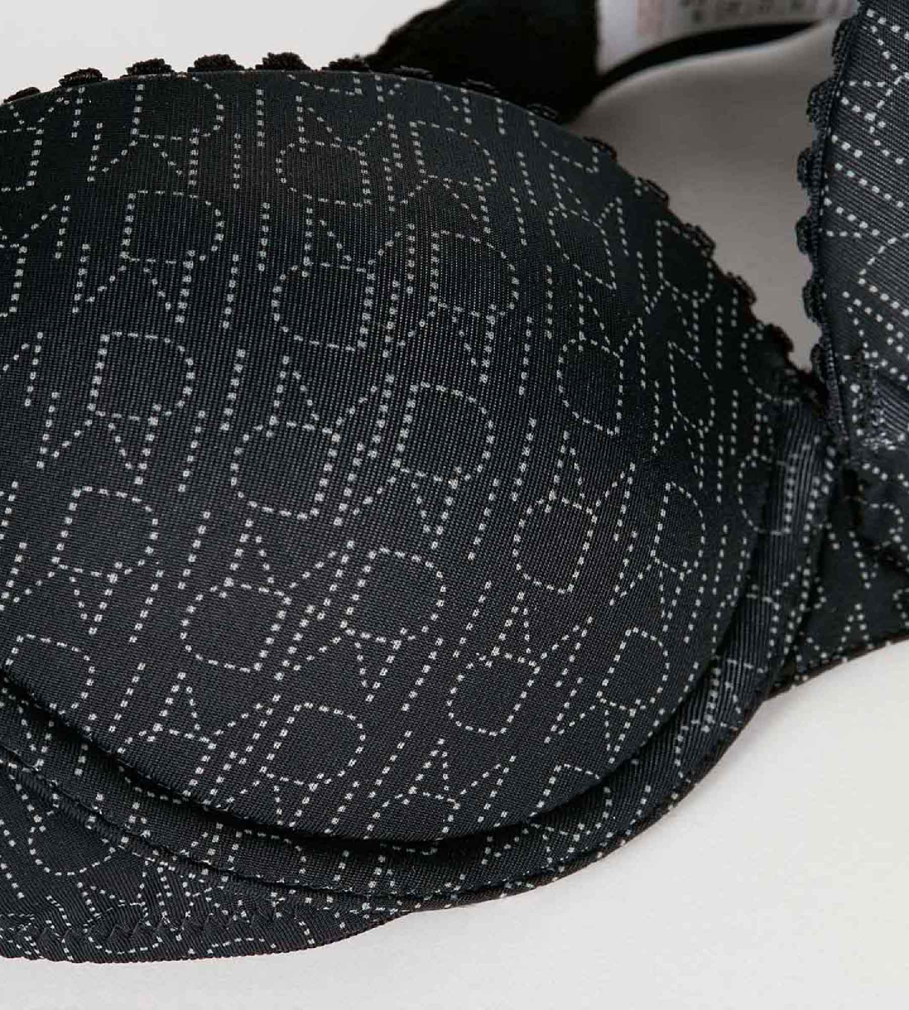 DIM TOUCH Girl Black Underwire Bra with Padded Cups - Comfortable Everyday Wear for Work & Casual Outfits