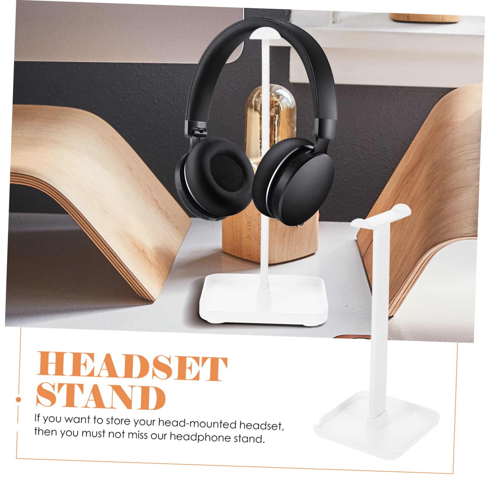 Zerodeko Headphone Stand Holder - Stylish Desk Organizer for Earphones & Headsets - Perfect for Office, Gaming, and Home Workspace Organization