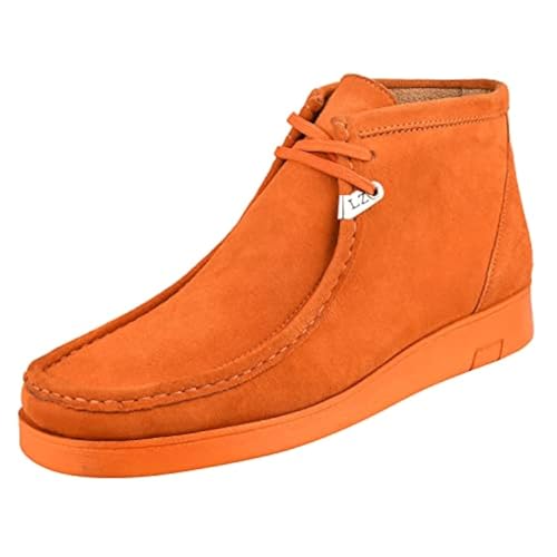 Orange Split Suede