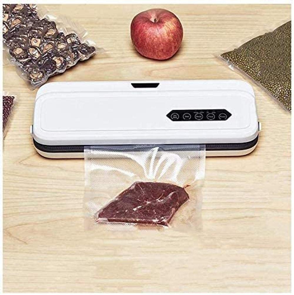 LSDRALOBBEB Automatic Vacuum Sealer Machine - Food Sealer for Home Use with Dry & Moist Modes | Compact Household Vacuum Sealer for Food Preservation | Perfect for Meal Prep, Sous Vide & Extending Shelf Life