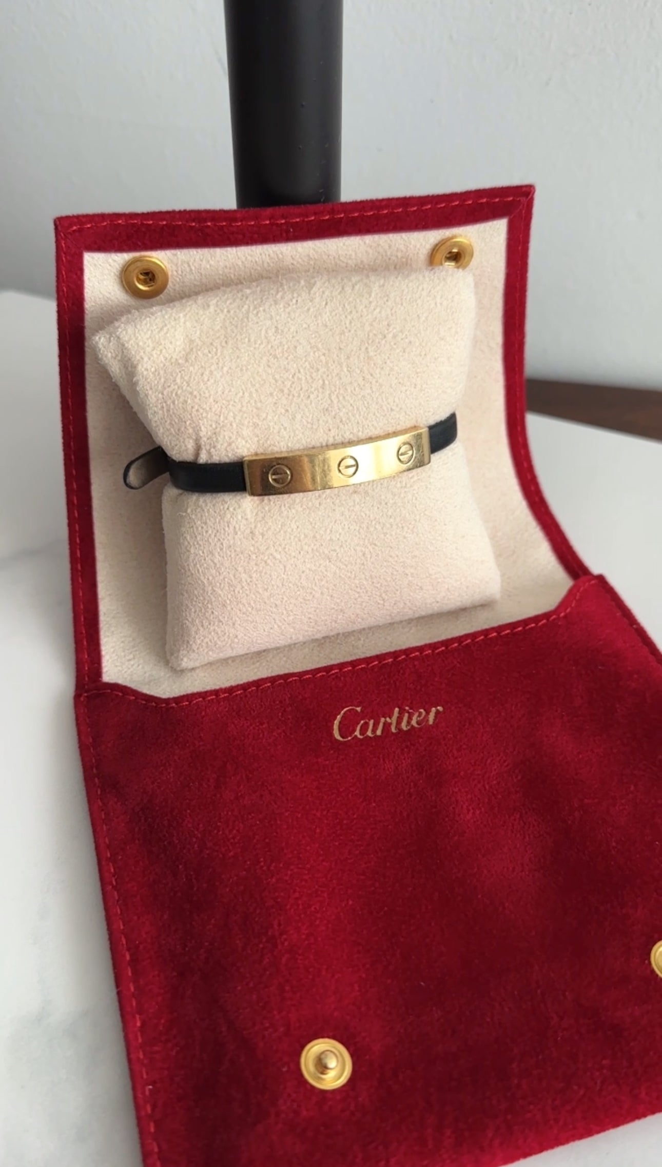 Cartier 18K Gold Love Slide Bar Bracelet - Luxury Jewelry for Women, Elegant Gift for Anniversary & Valentine's Day | Perfect for Date Night & Special Occasions