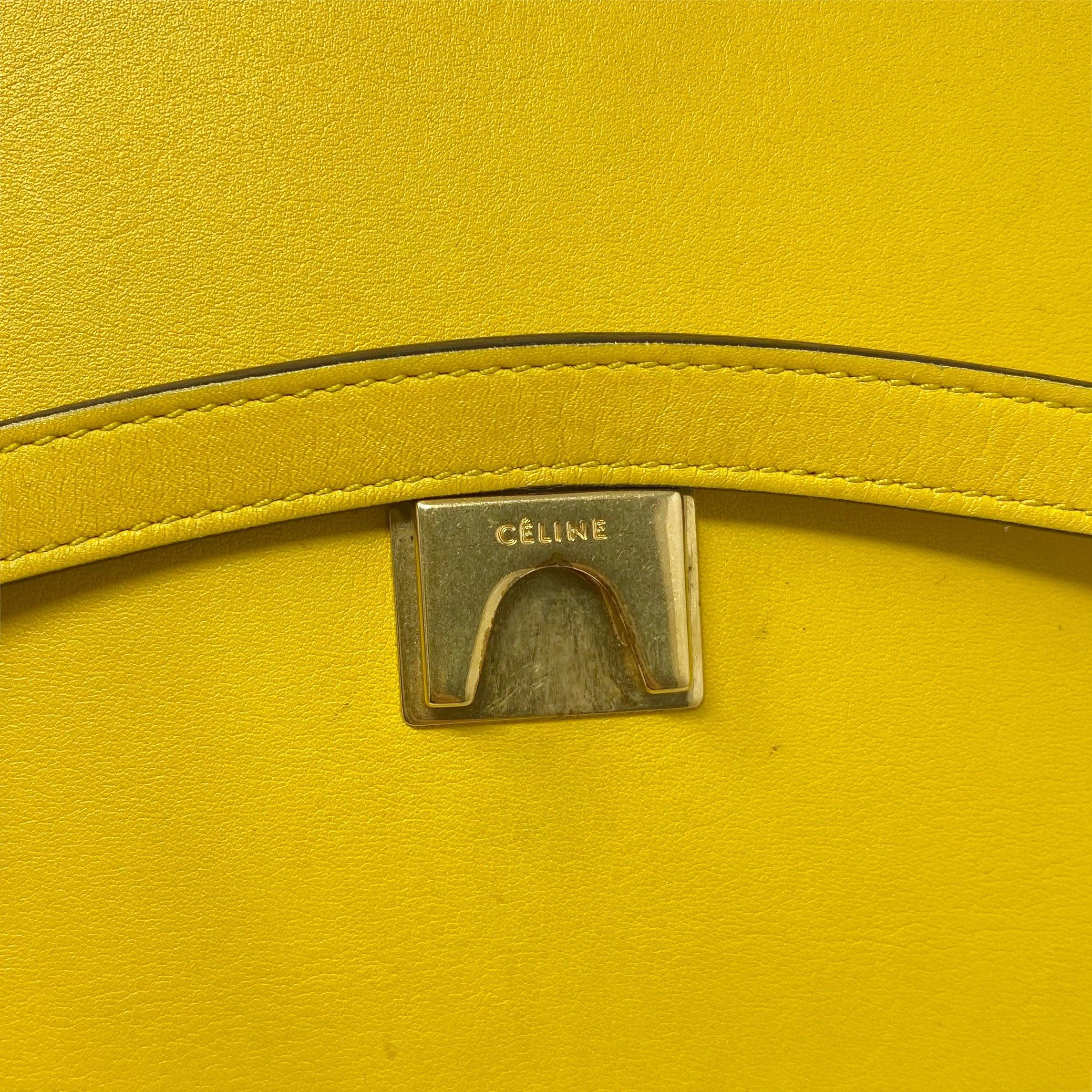 Celine Mini Belt Bag in Yellow | Crossbody Handbag for Women | Perfect for Everyday Use, Travel & Casual Outings