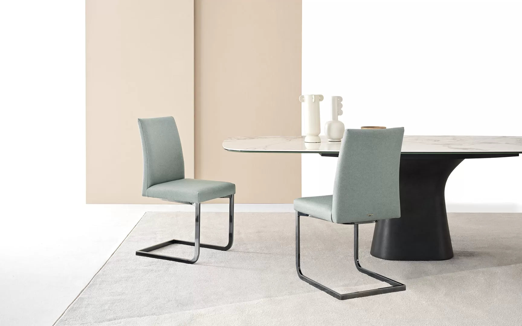 Bontempi Hisa Chair - Modern Ergonomic Office Chair with Adjustable Height for Home & Workspace - Comfortable Desk Chair for Long Hours Sitting