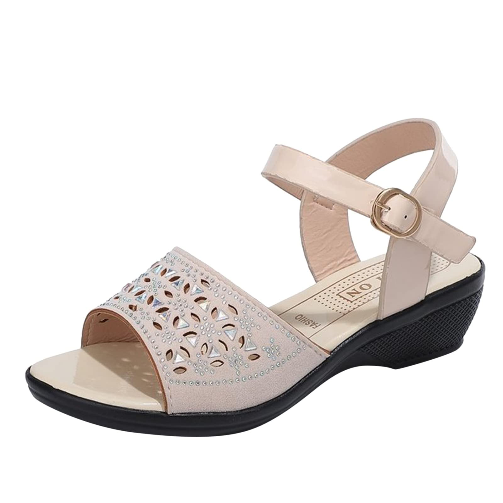 Women's Summer Beach Slippers - Fashion Knot Toe Sandals for Walking & Vacation