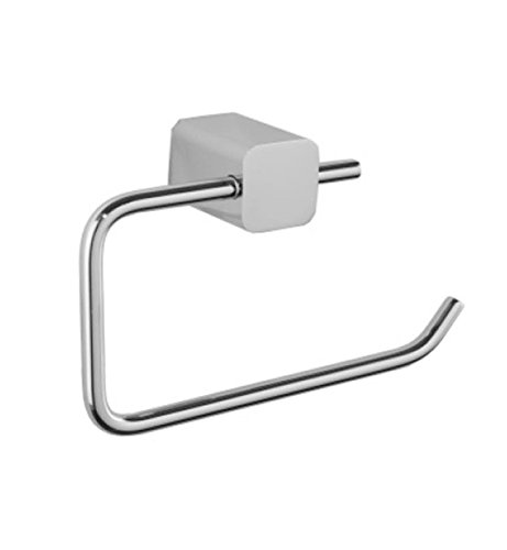 Jaclo 5401-LTP-BU Cubix European-Style Bronze Umber Toilet Paper Holder - Modern Bathroom Tissue Roll Dispenser for Home & Hotel Decor