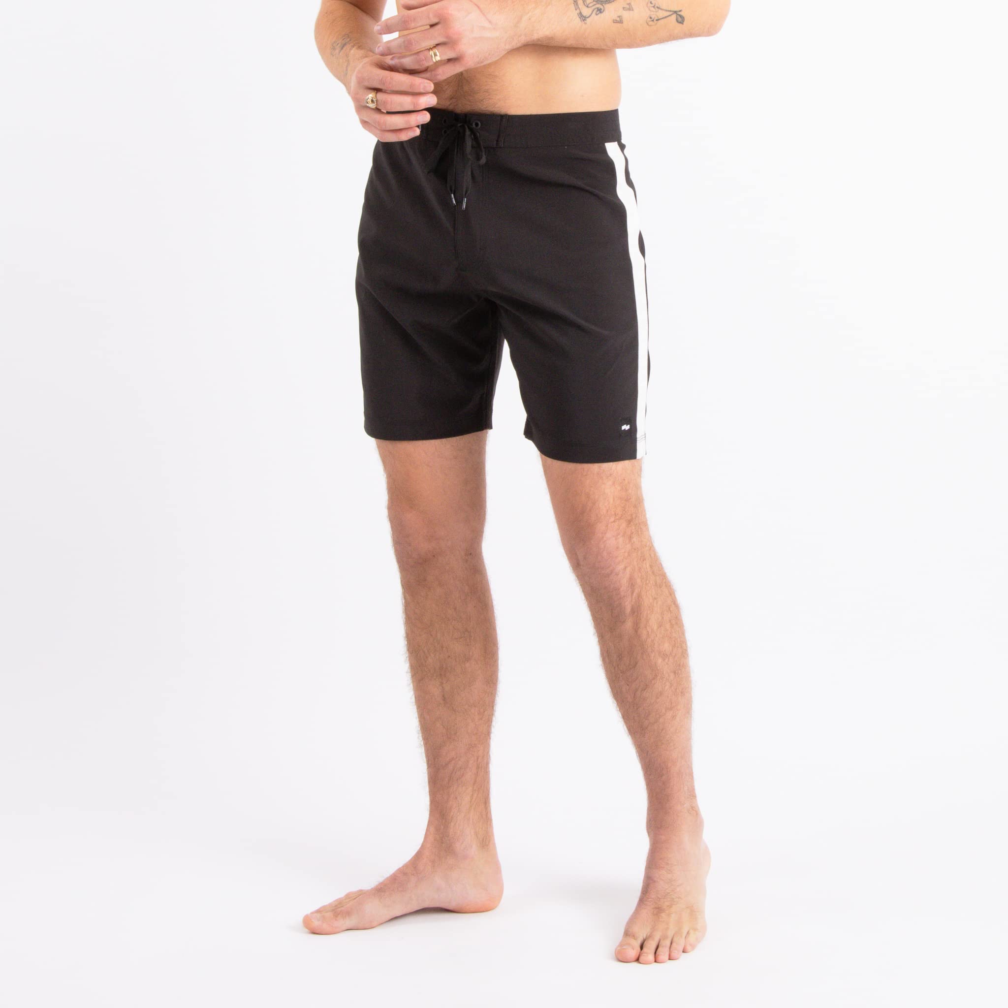 Banks Journal Men's Stretch Boardshorts with Pockets - Quick Dry Swim Trunks for Swimming, Surfing & Beach - Perfect for Water Sports, Vacation and Summer Outdoor Activities