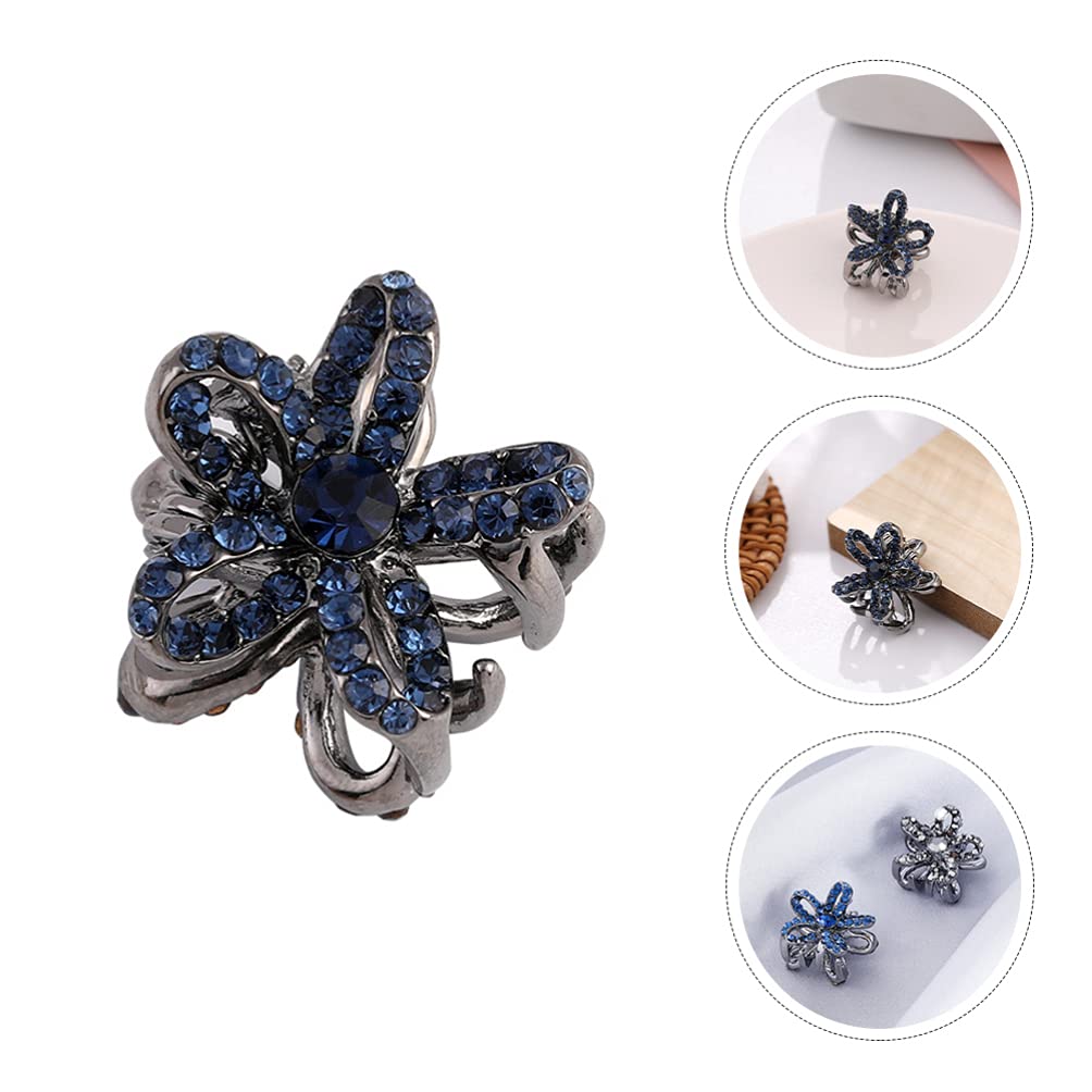 Sparkling Rhinestone Hair Claw Clip - Elegant Small Metal Hair Clips with Crystal Stones for Women & Girls | Perfect for Parties, Weddings, and Everyday Hair Styling
