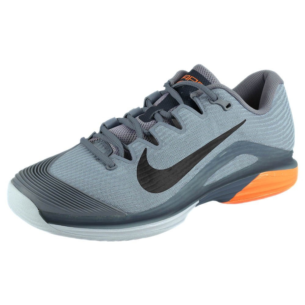 Nike Men's Air Zoom Vapor 12 Tennis Shoes - Ashen Slate/Obsidian - Lightweight Cushioned Sneakers for Court Performance & Casual Wear