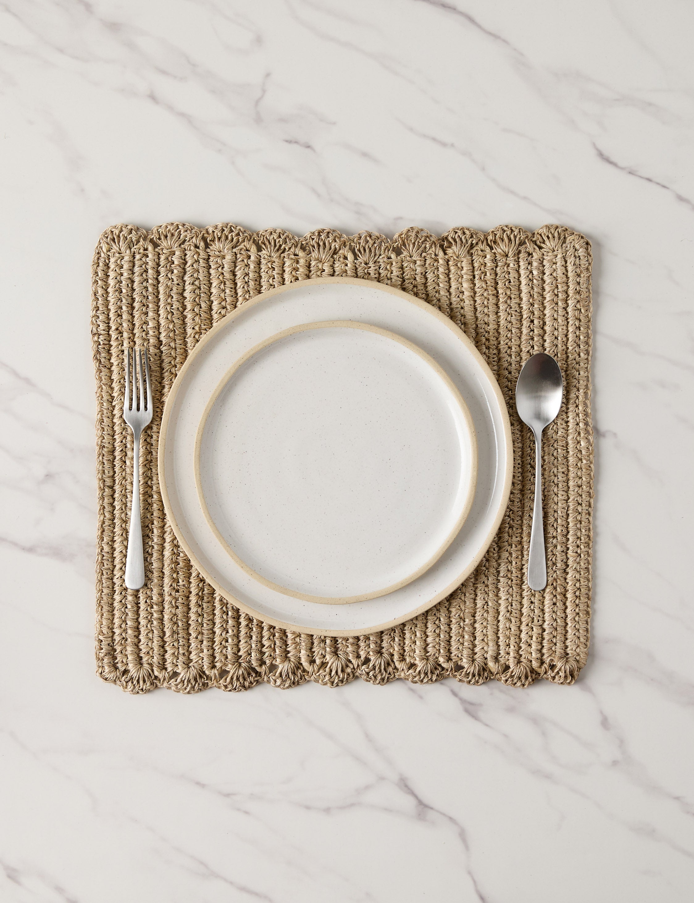 Eco-Friendly Fique Woven Placemats Set of 4 - Natural Fiber Table Mats for Dining & Home Decor - Perfect for Dinner Parties, Kitchen Tables, and Rustic Home Styling