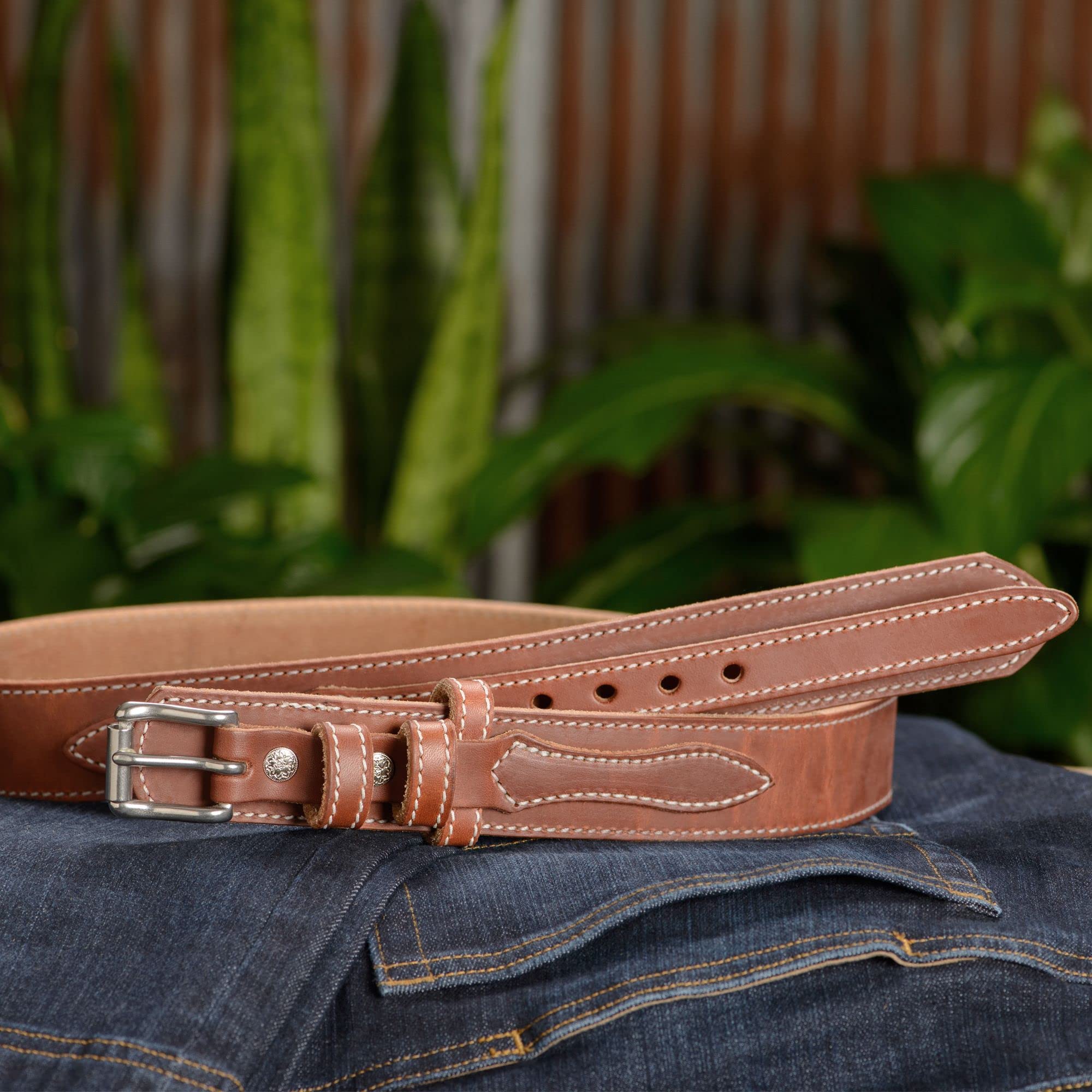 Premium Bullhide Leather Belt for Men - 1.50