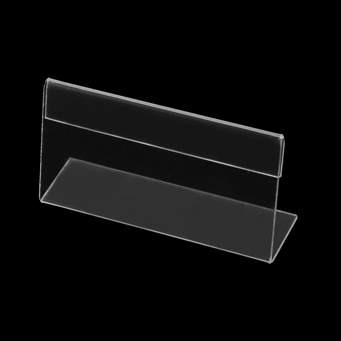 Uxcell Premium Clear Plastic Display Card Holder - Business Card, ID Badge & Name Tag Organizer (a15121600ux0831) - Perfect for Office, Conference, Trade Shows & Networking Events